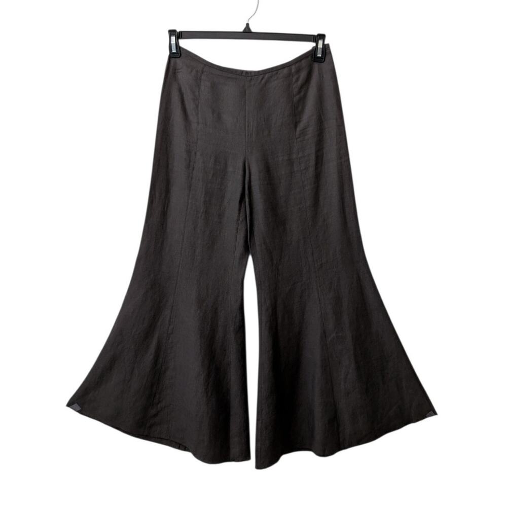 Armani Collezioni Vintage Linen Flare Pants